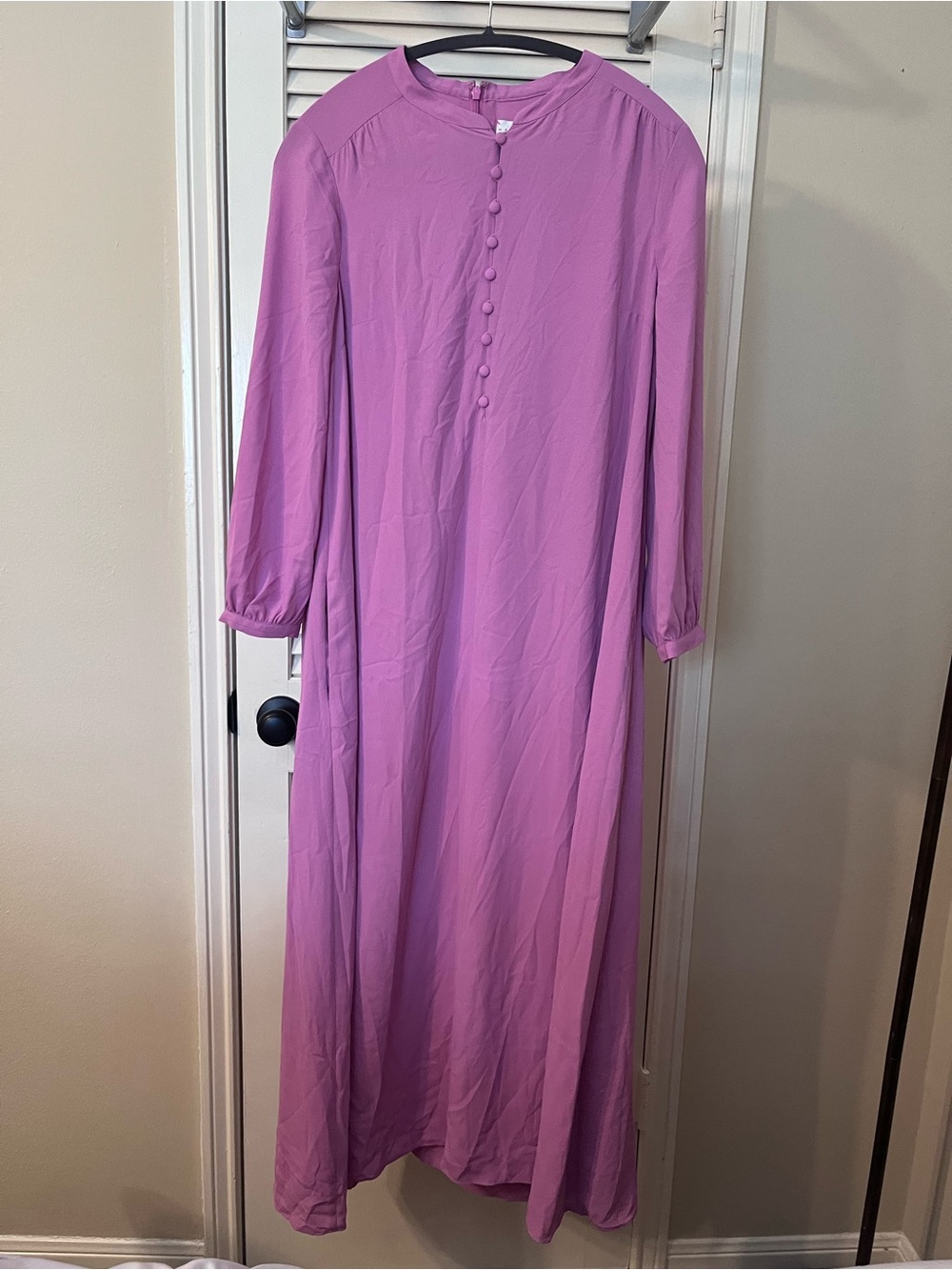HATCH X J. Crew Caftan Dress - Mauve Pink